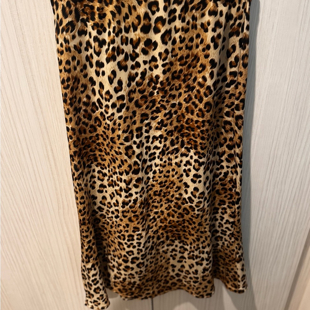 Leopard Print Women's Skirt